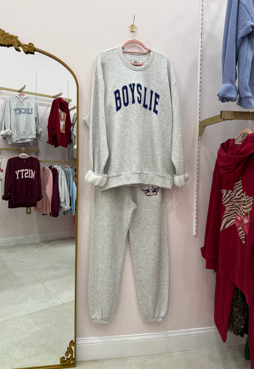 Boys Lie Varsity Crewneck (Matching pants also available)