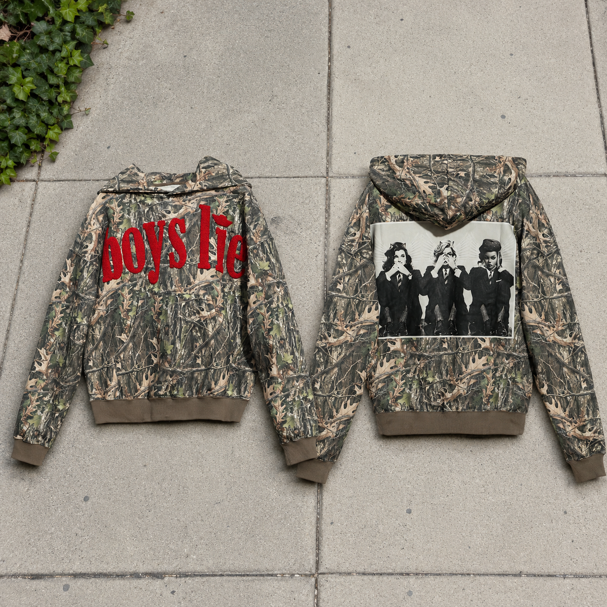 Boys Lie Camo Manhunt Hoodie (Matching pants also available)