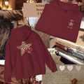 Misty Cherries & Cheetah Graphic Sweatshirt (Adult/Tweens)