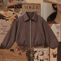 Polka Dot Bomber Jacket