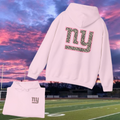 Giants Inspired Leopard Graphic Sweatshirt in (Adult/Tweens)