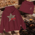 Misty Cherries & Zebra Graphic Sweatshirt (Adult/Tweens)