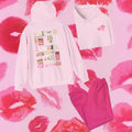 Pink Coquette Matchbox Graphic Sweatshirt in Pink (Adult/Tweens)