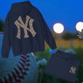 Yankee Inspired Leopard Graphic Sweatshirt in Navy (Adult/Tweens)