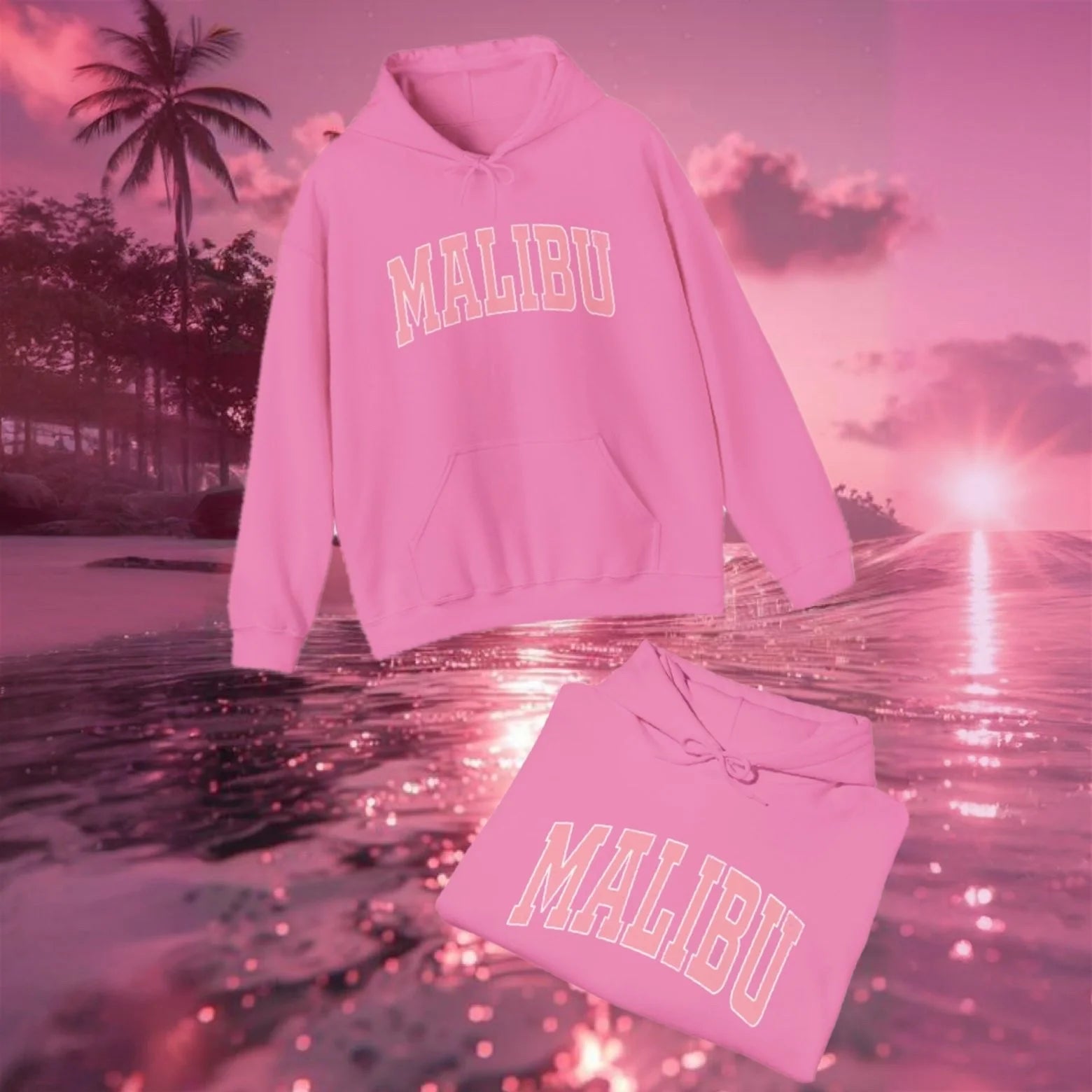 Malibu Graphic Sweatshirt (Adult/Tweens)
