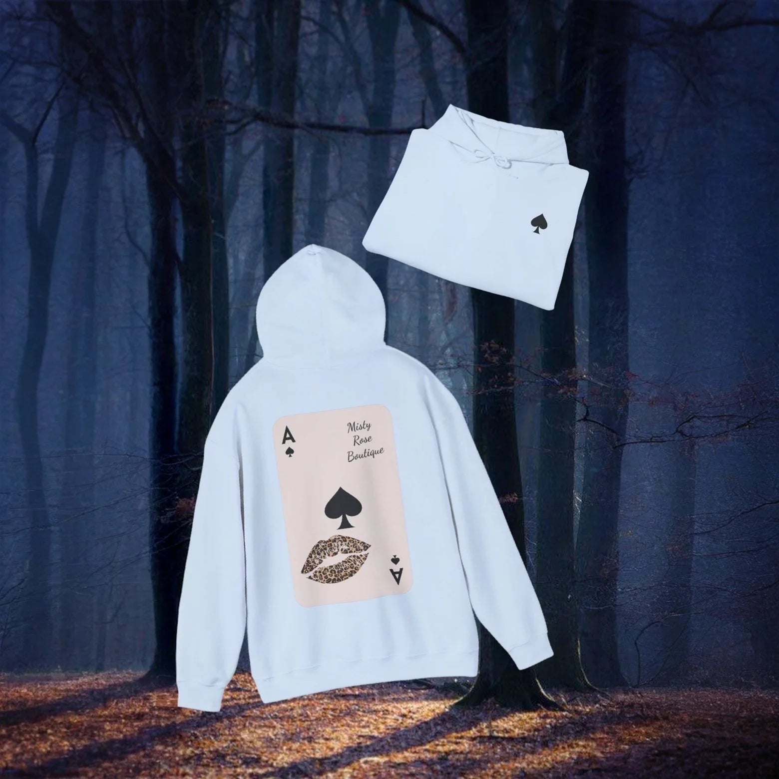Misty Ace of Spades Graphic Sweatshirt (Adult/Tweens)
