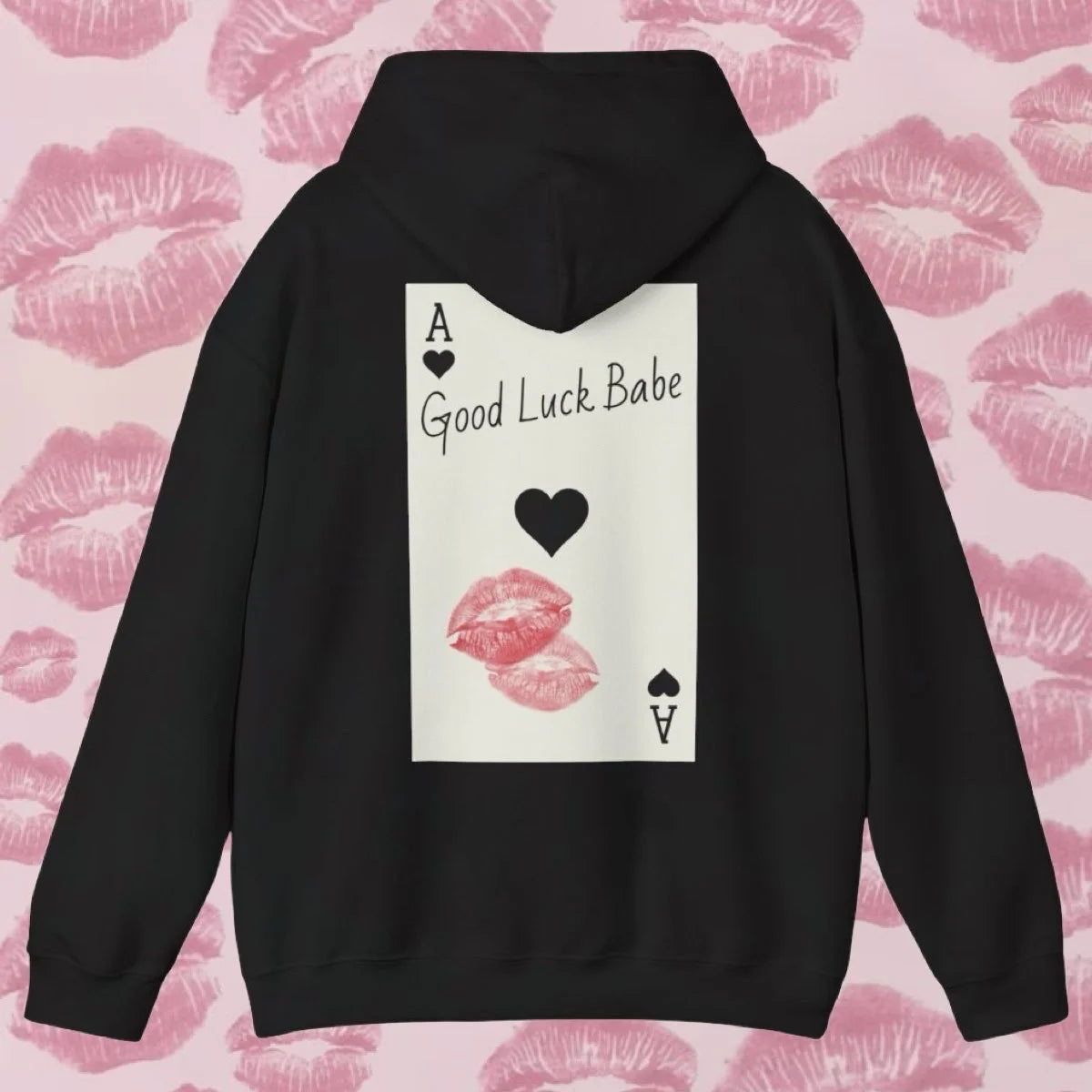 Good Luck Babe Graphic Sweatshirt (Adult/Tweens)