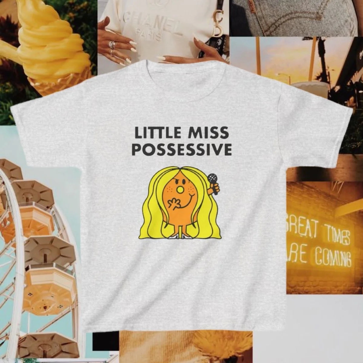 Little Miss Possessive Graphic Baby Tee (Adult/Tweens)
