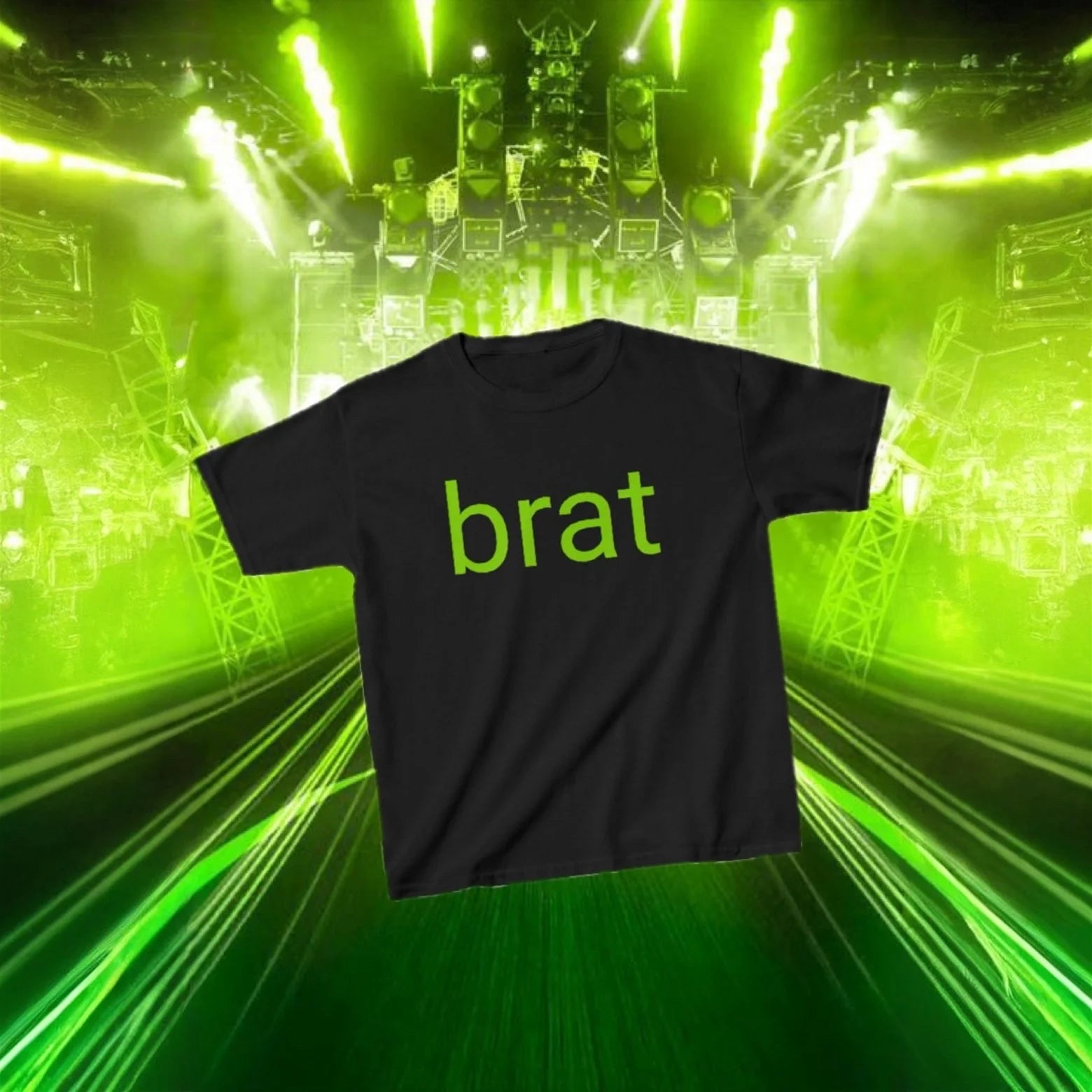 Brat Graphic Baby Tee (Adult/Tweens)