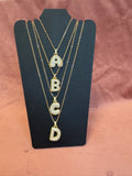 Bubble Initial - Gold Filled Necklace
