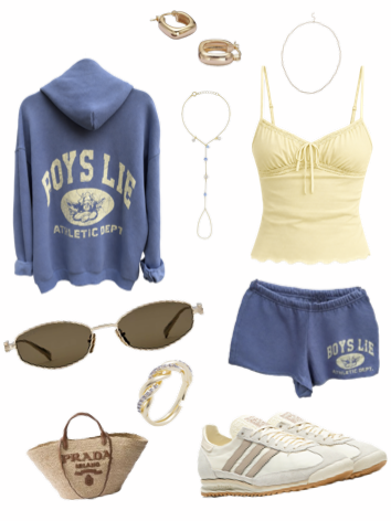 Boys Lie Athletic Dept. Sweatshorts (Matching zip up hoodie also available)