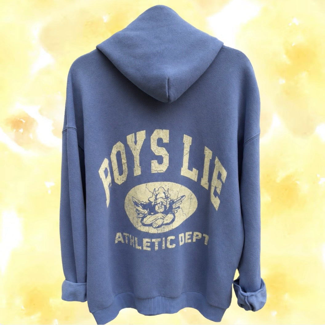 Boys Lie Athletic Dept. Zip Up Hoodie