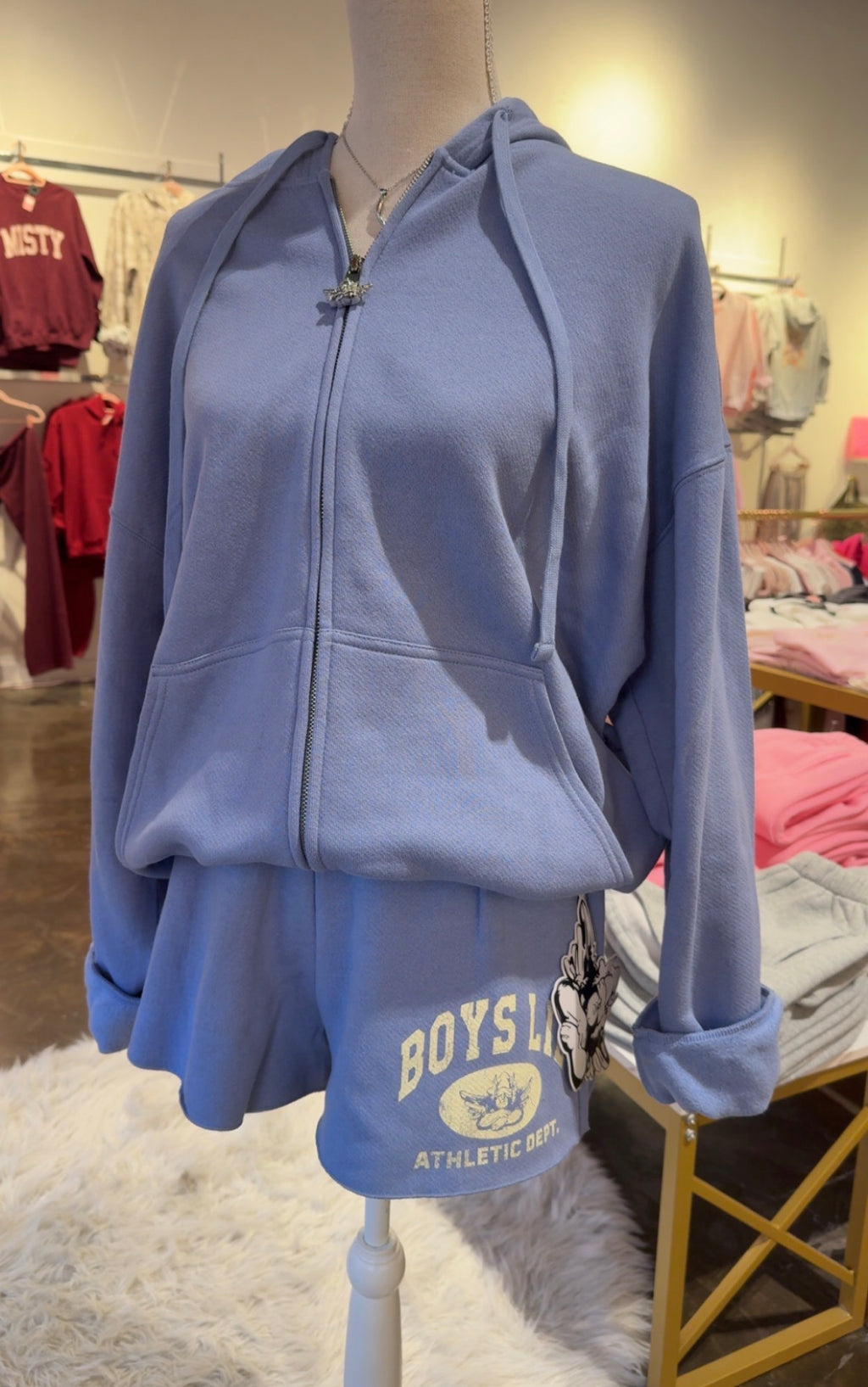 Boys Lie Athletic Dept. Sweatshorts (Matching zip up hoodie also available)