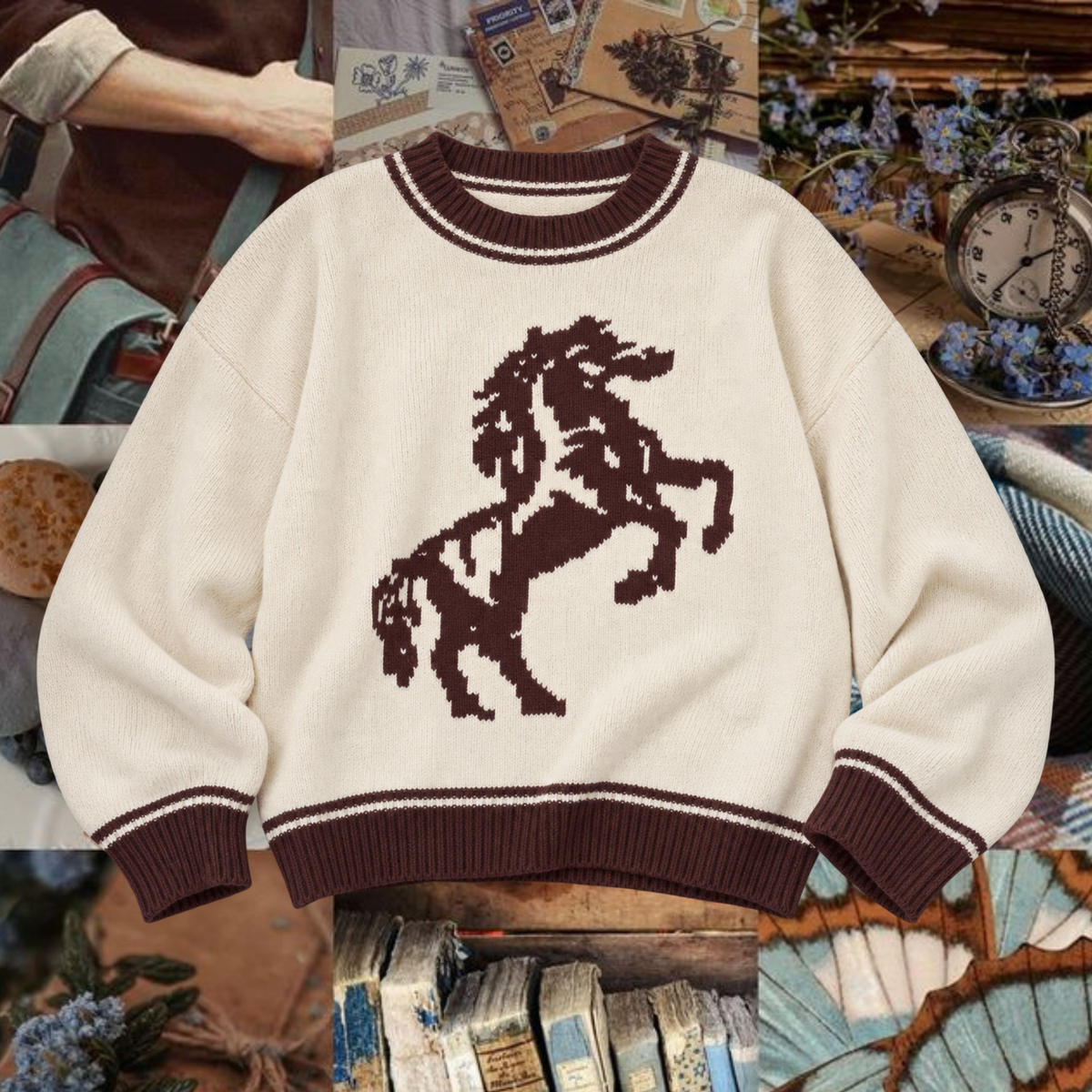Equestrian Horse Sweater