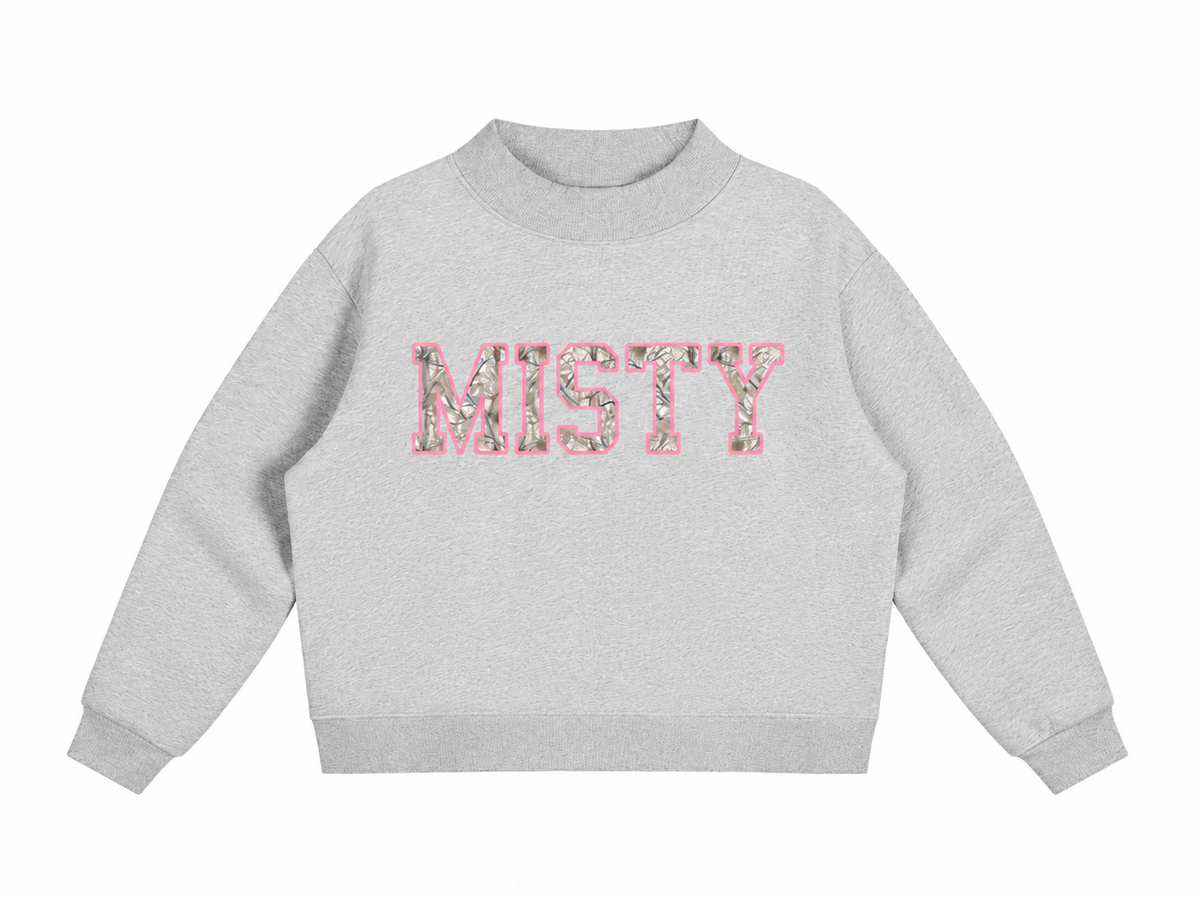 Misty Camo Mockneck Sweatshirt