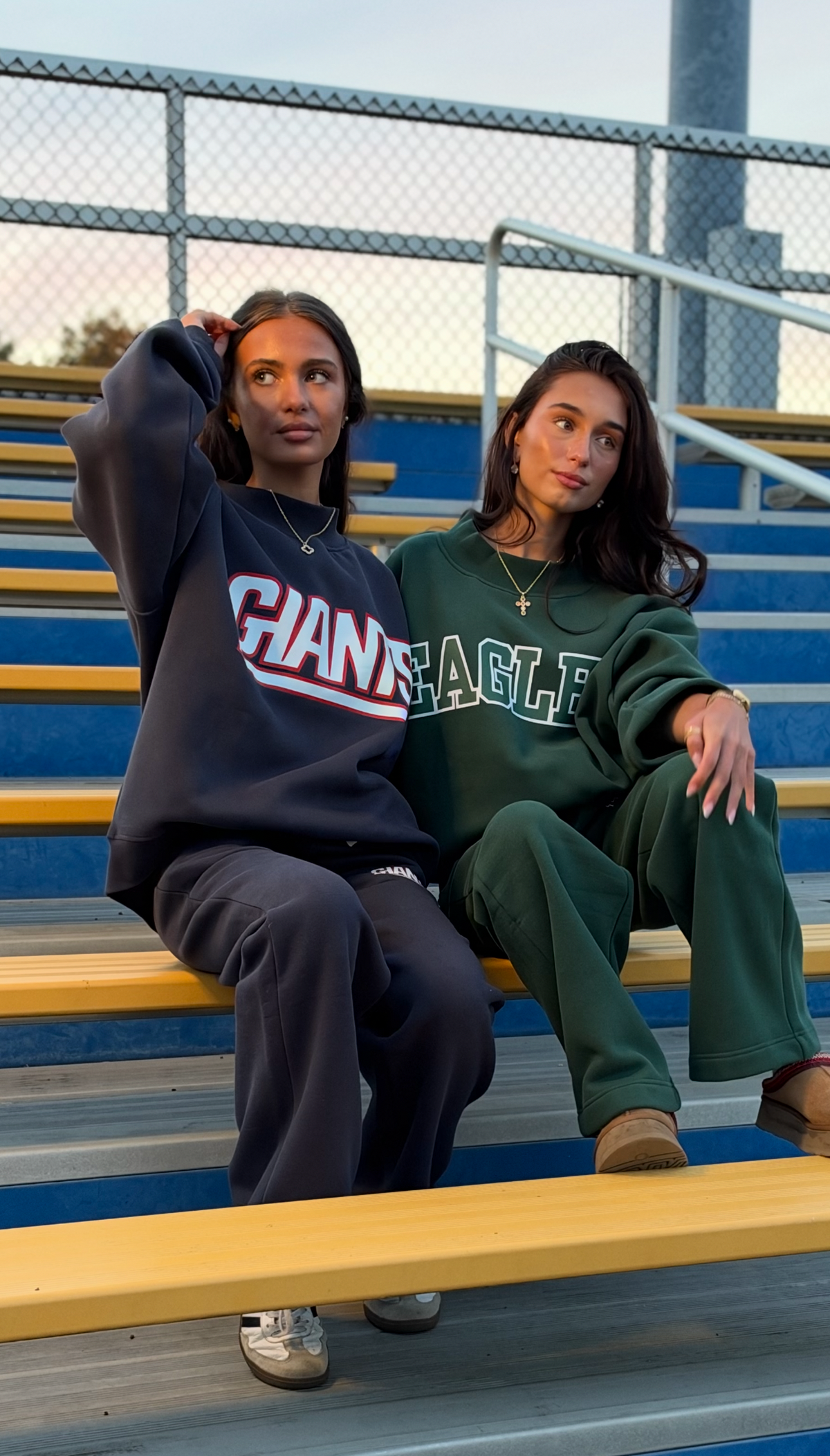 Eagles Inspired Straight Leg Sweatpants (Matching mockneck also available)